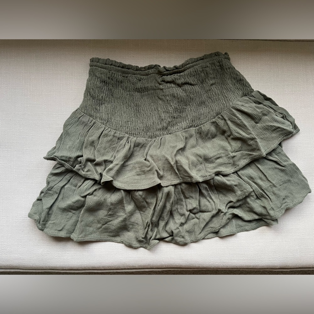 Hayden Girls Flowy High Waisted Skirt, Built in shorts
